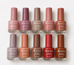 Nude Nail Polish Set - 12 Pcs - Vitamin Enriched - Long Lasting & Quick Dry - Multi colours available