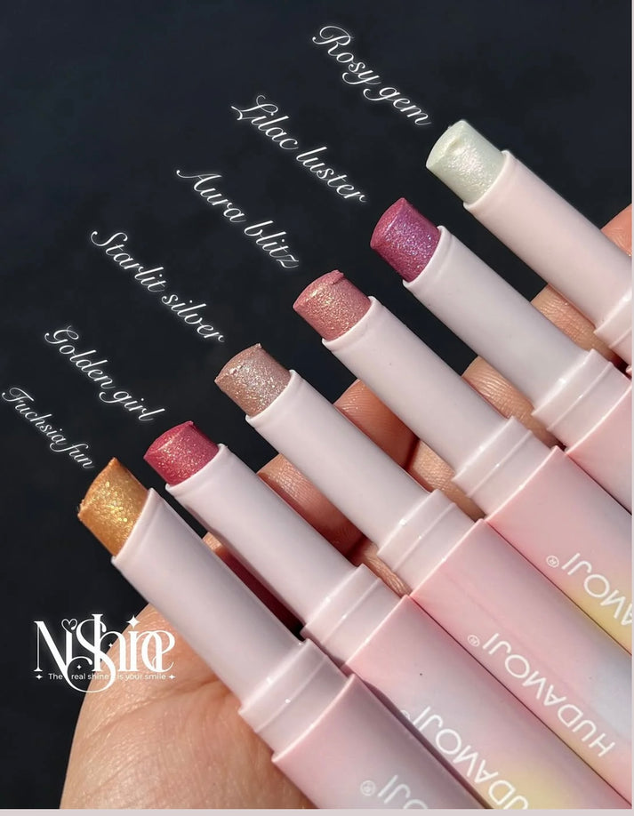 Viral HUDAMOJI- glitter jelly eyeshadow stick -6 Colours