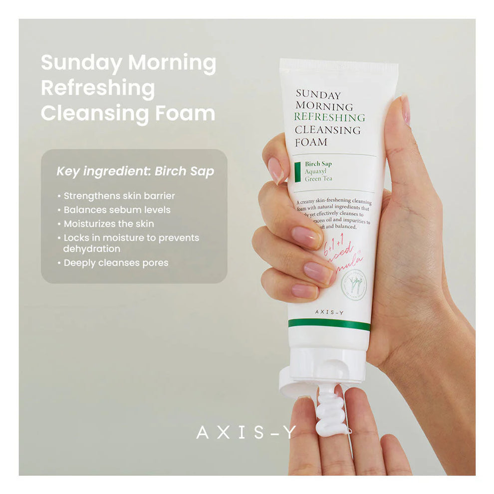 AXIS-Y Sunday Morning Refreshing Cleansing Foam Korean 120ml