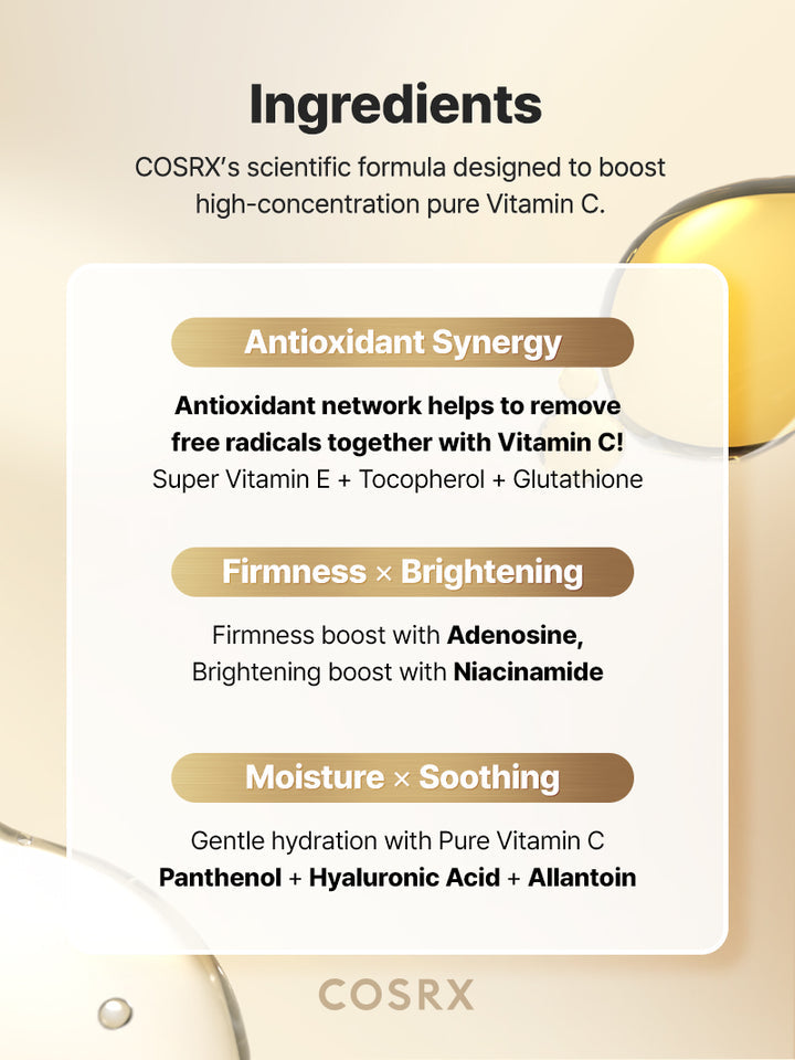 COSRX Pure Vitamin C 23% Serum – Brightening Korean Skincare
