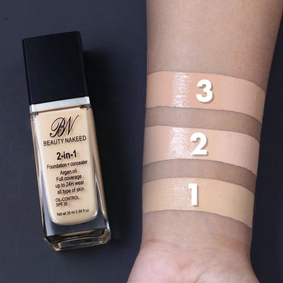BN Beauty Nakeed 2-in-1 Foundation & Concealer 30ml