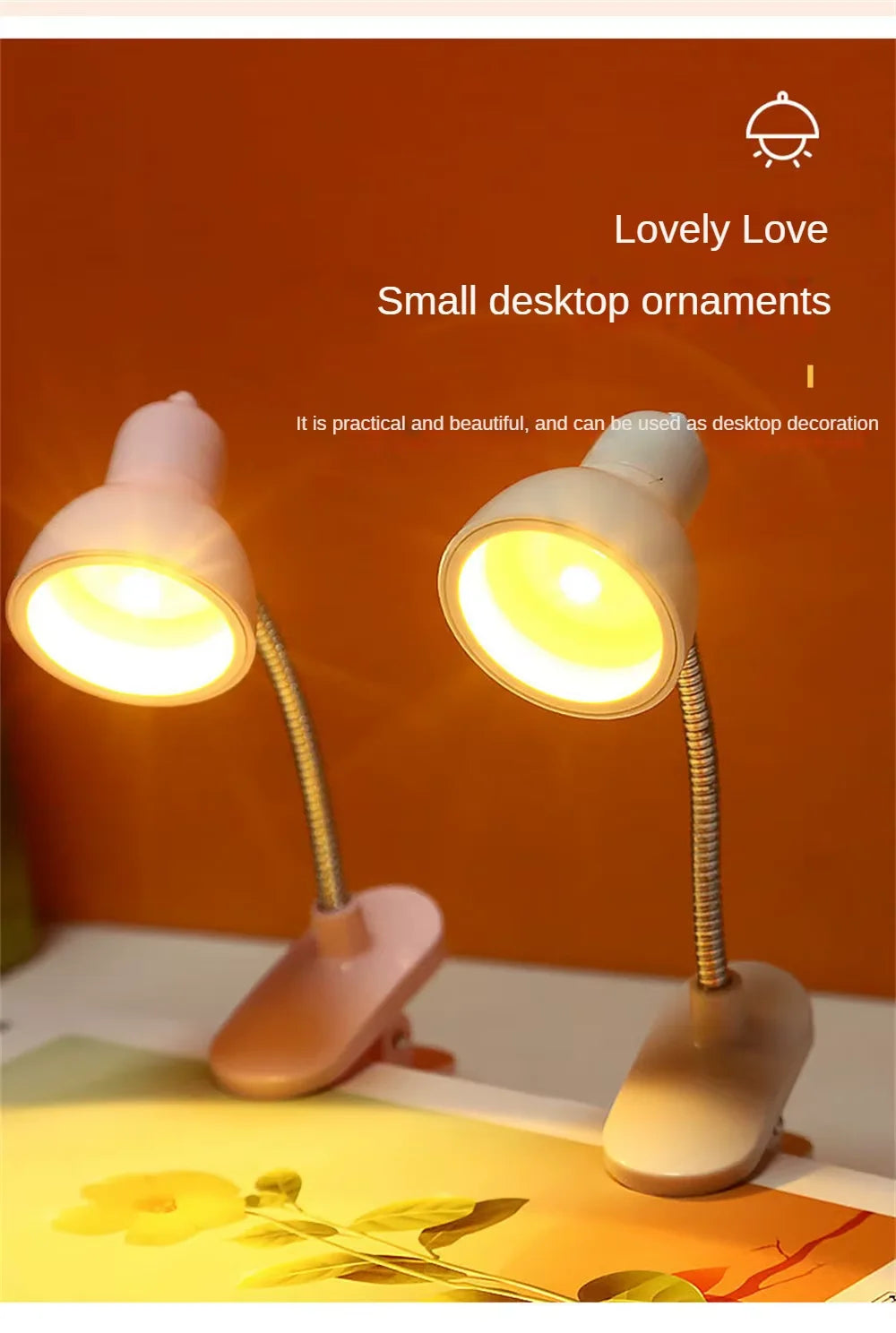 Mini Clip-On LED Book Light – Portable Reading Lamp for Bed, Study & Night Reading