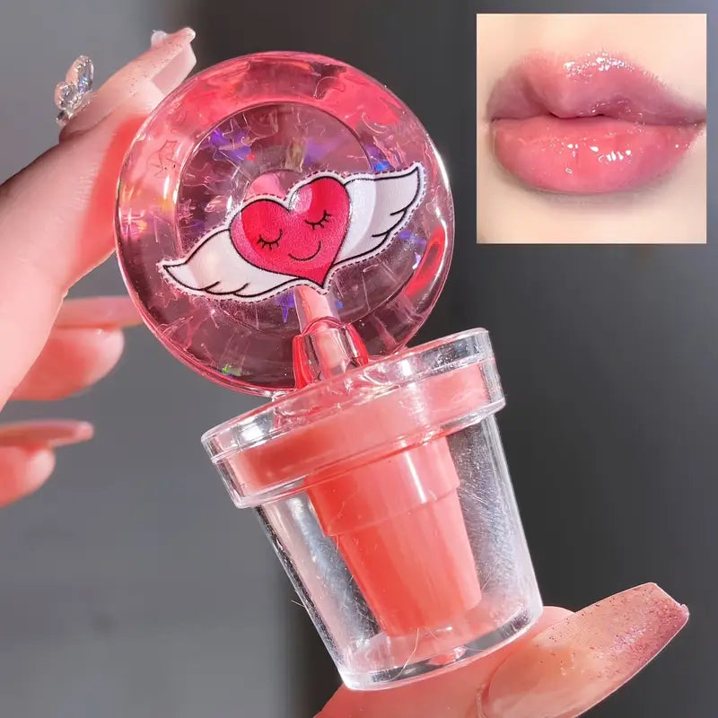 HUDAMOJI Cartoon Fruity Lip Gloss Set for Kids – Cute Moisturizing Balm