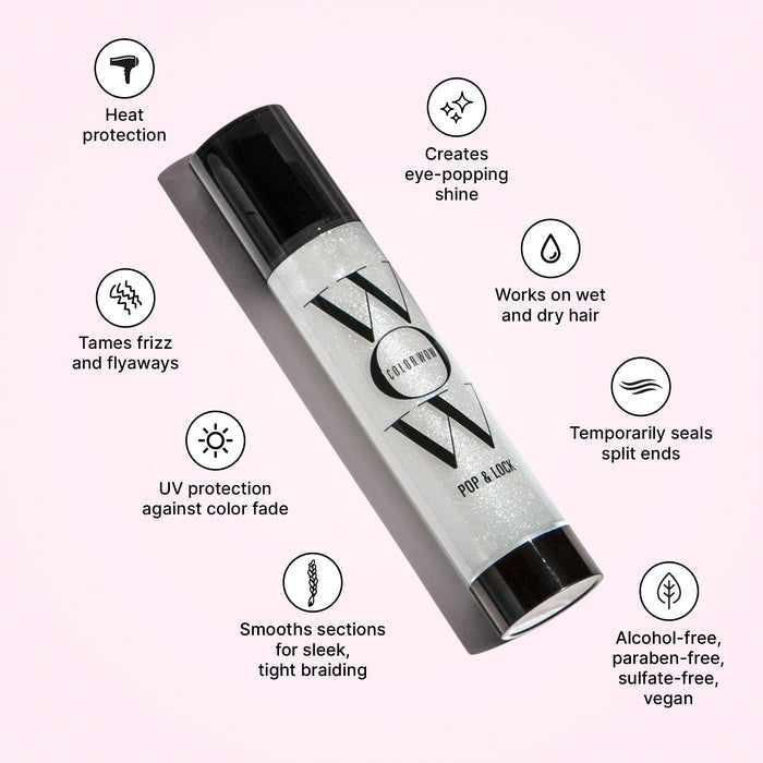 Color Wow Pop & Lock High Gloss Finish Serum 55ml – Anti-Frizz