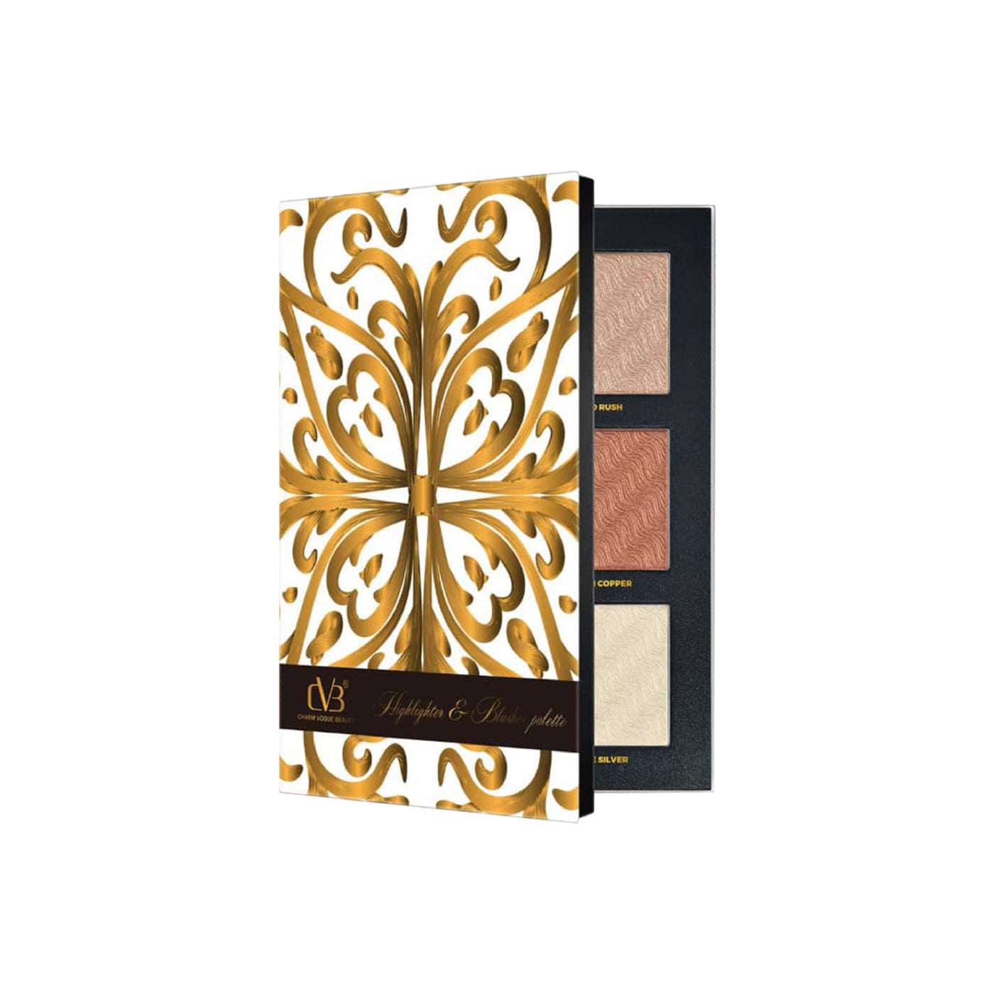 Cvb Highlighter & Blusher palette Lightweight - Soft Textured - Showstopper C225
