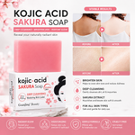 Sakura Kojic Acid Soap 120g | Brightening Bath & Body Soap