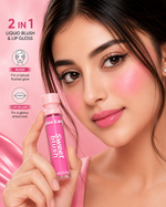 MISS LARA Sweet Blush 2-in-1 Lip Gloss & Liquid Blush for Lips & Cheeks