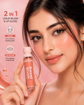 MISS LARA Sweet Blush 2-in-1 Lip Gloss & Liquid Blush for Lips & Cheeks