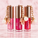 Miss Fon Pearl Keychain Lip Gloss - Glitter Shiny Hydrating Lip Oil