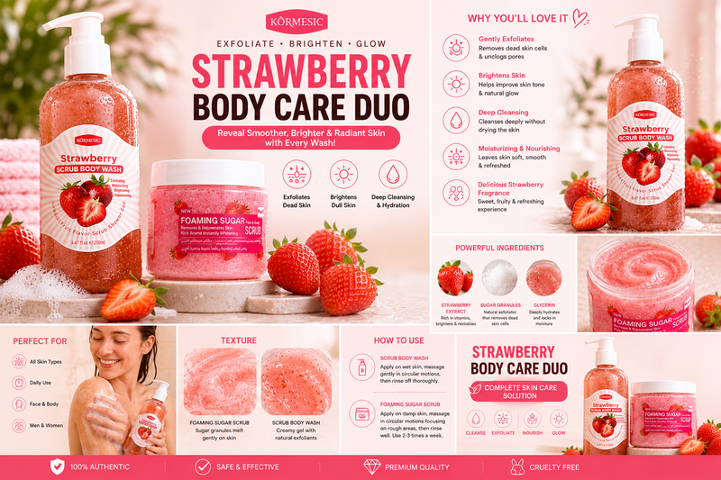 From Dull to Radiant — One Body Care Duo, Complete Skin Care Solution.