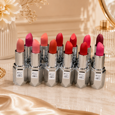 Mielena 24HR Wear Matte Lipstick - 12 Pcs Set