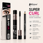 Mielena Italy Super Curl Mascara & Eyeliner Value Bundle – Waterproof, Smudge-Resistant & Long-Lasting Eye Makeup