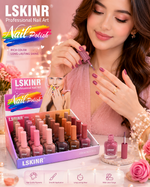 LSKINR Professional Nail Polish Set High-Pigment, Long-Lasting Nail Color