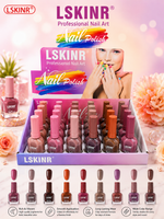 LSKINR Professional Nail Polish Set High-Pigment, Long-Lasting Nail Color