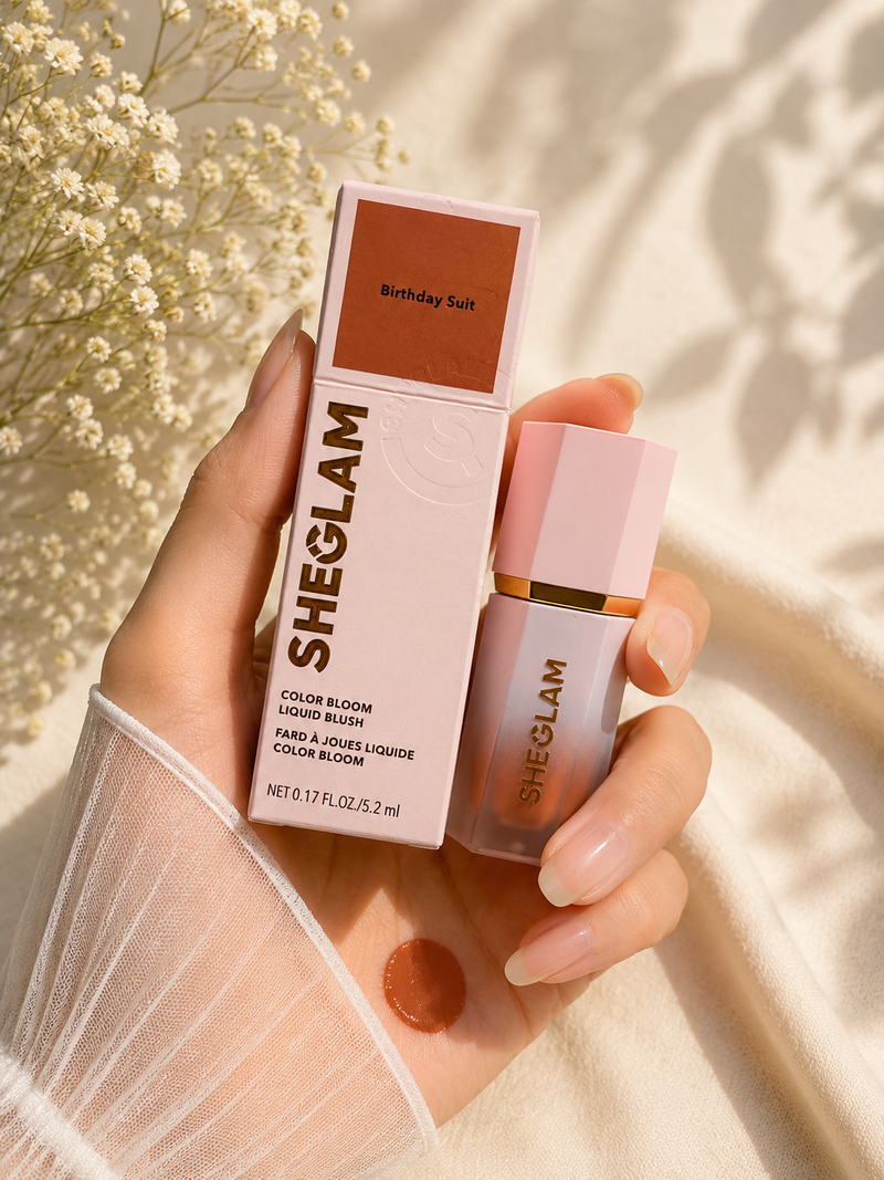SHEGLAM Color Bloom Liquid Blush | Natural Dewy Glow
