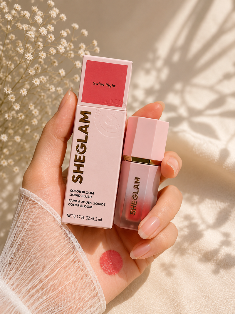 SHEGLAM Color Bloom Liquid Blush | Natural Dewy Glow