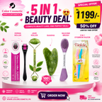 Tired of Puffy Face, Dull Skin & Costly Salon Visits? Get the Complete 5-In-1 Beauty Kit for Only Rs. 1199!
