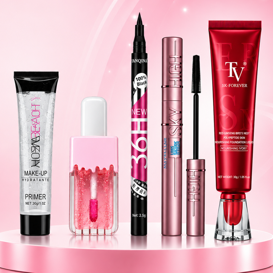 Everything You Need for a Flawless, Long-Lasting Look in One Complete Makeup Deal! Cute Pack