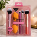 Real Techniques Everyday Essentials Makeup Brush Set & Sponge – 5PC