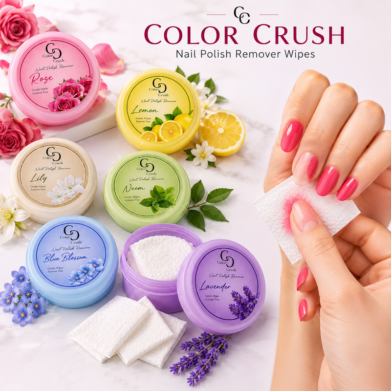 Color Crush Nail Polish Remover Wipes
