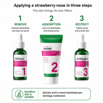 WHSA Salicylic Acid Blackhead Removal & Pore Reduction Skin Care Set | Deep Pore Cleanser, Blackhead Remover & Oil Control Facial Care