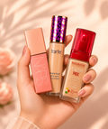 Original NARS Liquid Blush + Tarte Shape Tape Glow Concealer + Bourjois Healthy Mix Foundation – 3 in 1 Makeup Combo Deal