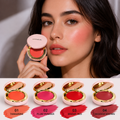 O'CHEAL 2-in-1 Lip & Cheek Cream Blush – Long-Lasting Moisturizing Cream Tint for Lips & Cheeks | Blendable Natural Dewy Finish | Lightweight Makeup (4 Shades)