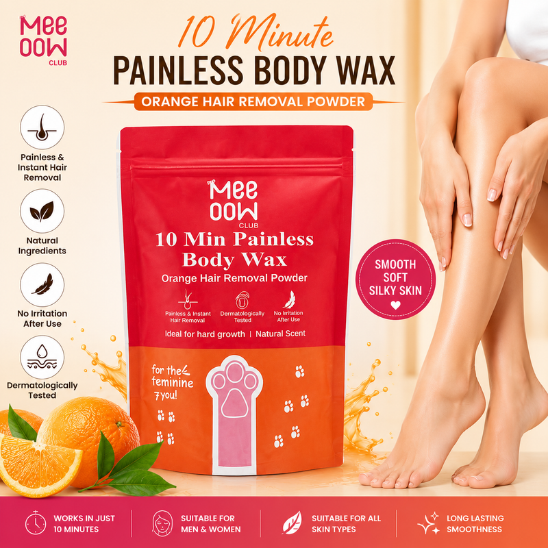 Meeow Club 10 Minute Hair Removal Wax Powder