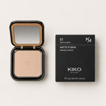 KIKO Milano Matte Fusion Pressed Powder 12g – Long Lasting Oil Control Compact Face Powder with Natural Matte Finish | Made in Italy