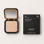 KIKO Milano Matte Fusion Pressed Powder 12g – Long Lasting Oil Control Compact Face Powder with Natural Matte Finish | Made in Italy