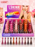 LSKINR Professional Nail Polish Set High-Pigment, Long-Lasting Nail Color