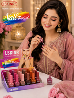 LSKINR Professional Nail Polish Set High-Pigment, Long-Lasting Nail Color