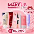 All-in-One Makeup Deal – Foundation, Primer, Blush & Setting Spray Bundle AND Free Lipgloss
