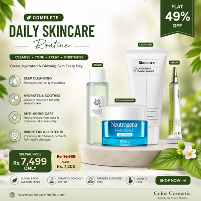 Korean Glass Skin Routine Set – Anti-Aging, Hydration & Brightening
