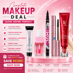 Complete Flawless Makeup Deal – Mascara, Eyeliner, Foundation & Lip Gloss