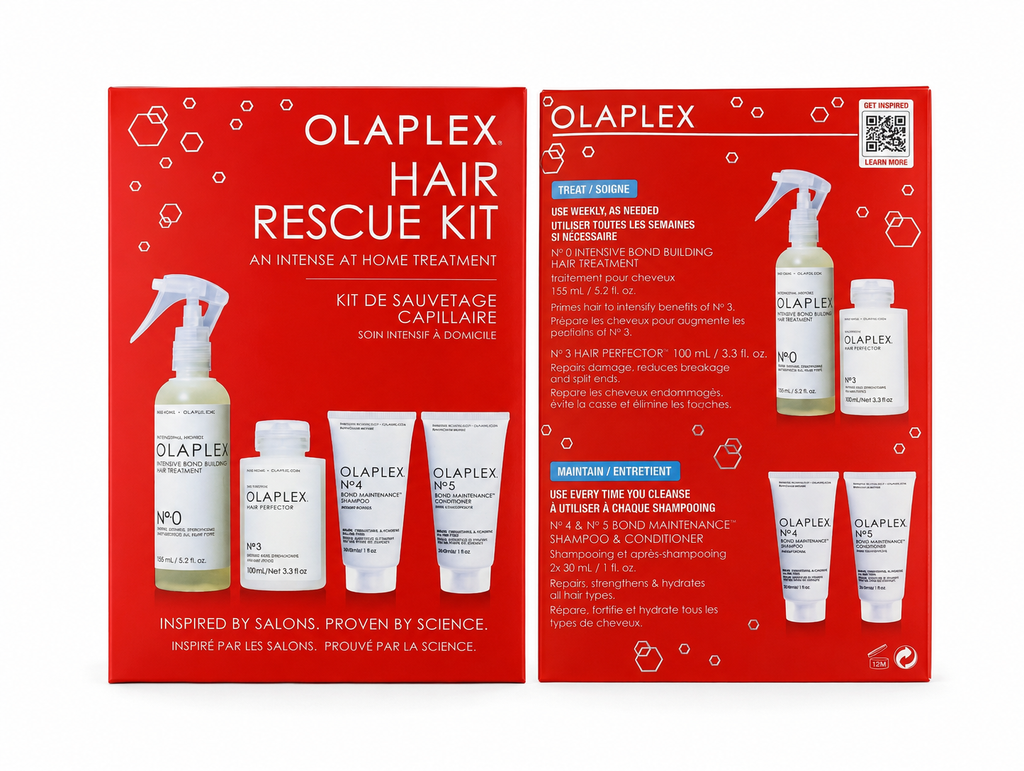 OLAPLEX Hair Rescue Kit – Bond Repair Treatment for Dry & Damaged Hair