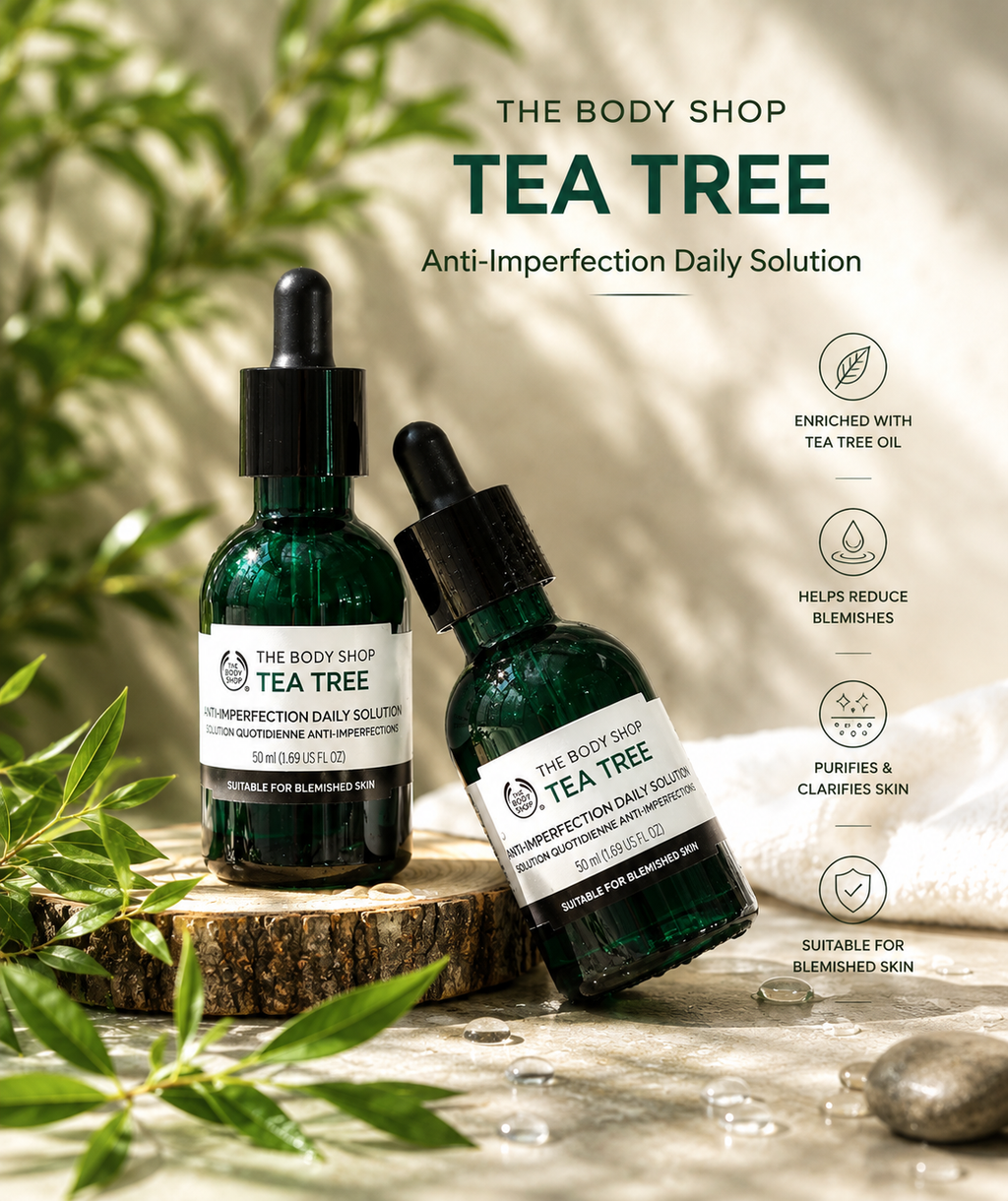 The Body Shop Tea Tree Anti-Imperfection Daily Serum 50ml – Acne Control