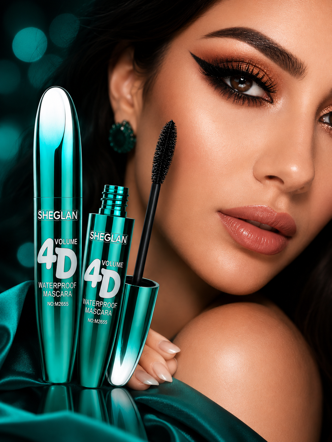 SIHEGLAN 4D Waterproof Mascara – Best Smudge Proof Long Lasting Volumizing & Lengthening Mascara for Women