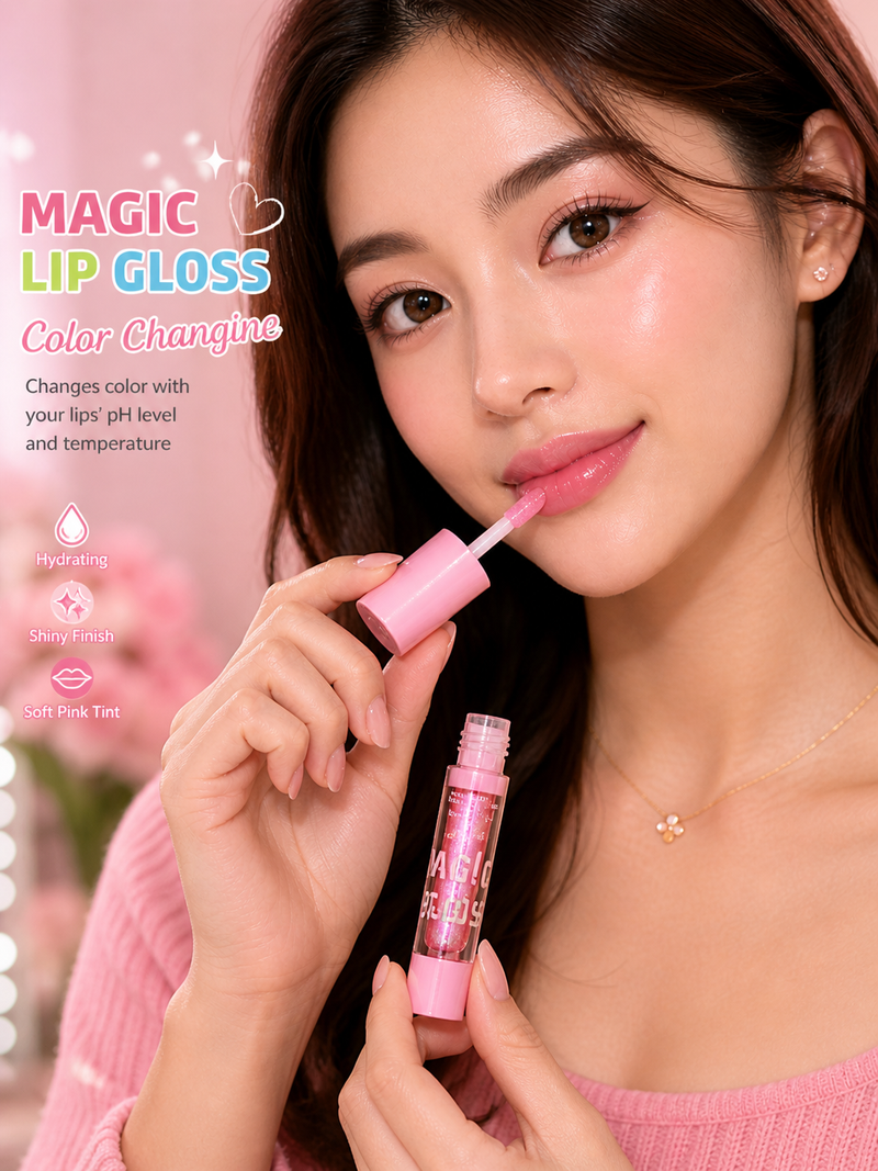 Chanlanya Magic Lip Oil – Color Changing pH Lip Tint Gloss