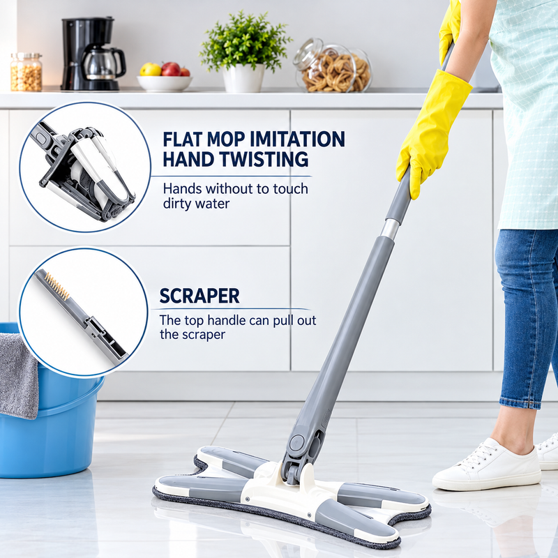 X-Shape Floor 360 Rotating Twist Mop
