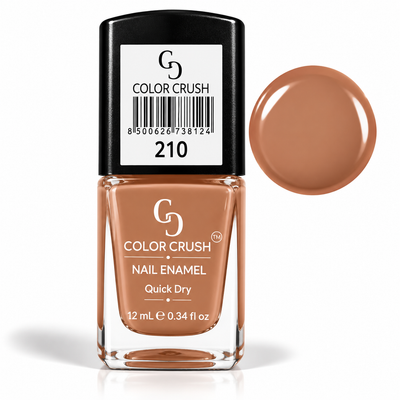 Color Crush Caramel Allure Matte Lip Gloss & Nail Polish Combo Deal – 2 Pcs