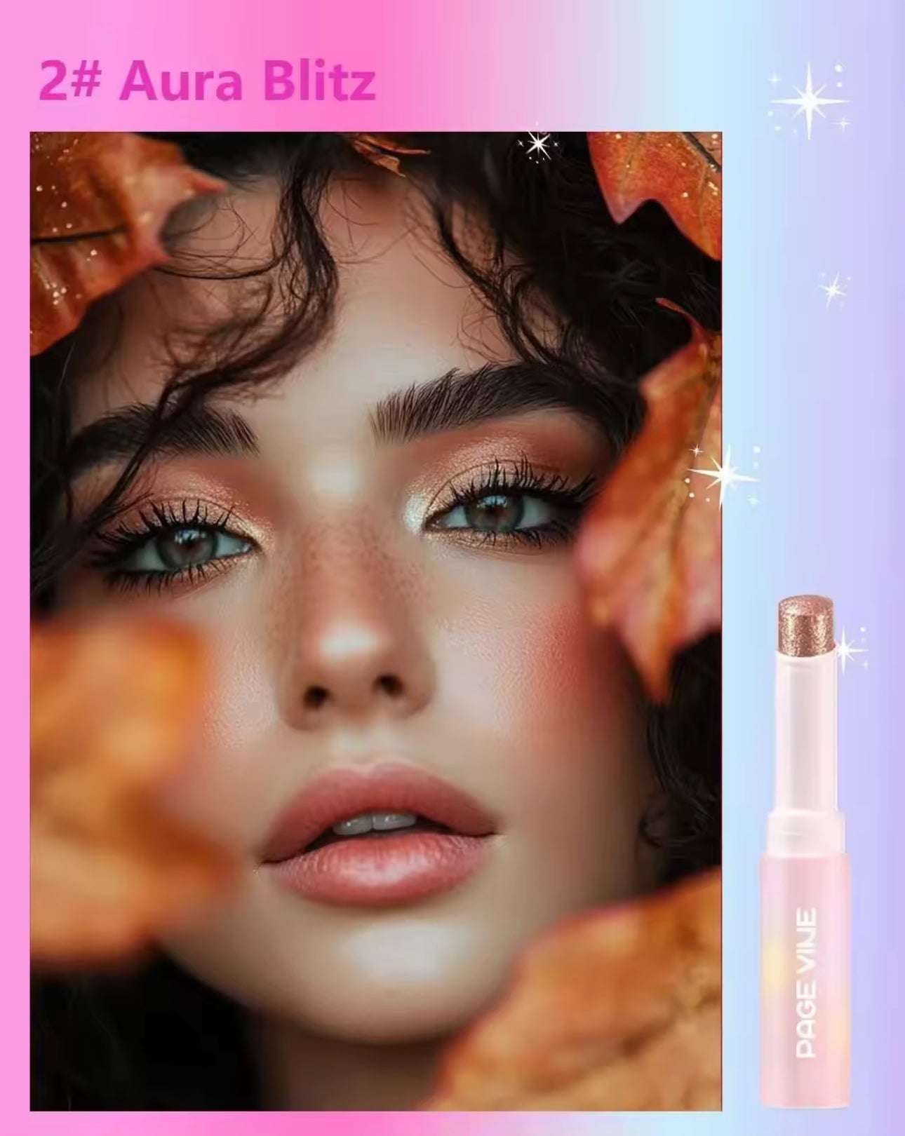 Viral HUDAMOJI- glitter jelly eyeshadow stick -6 Colours