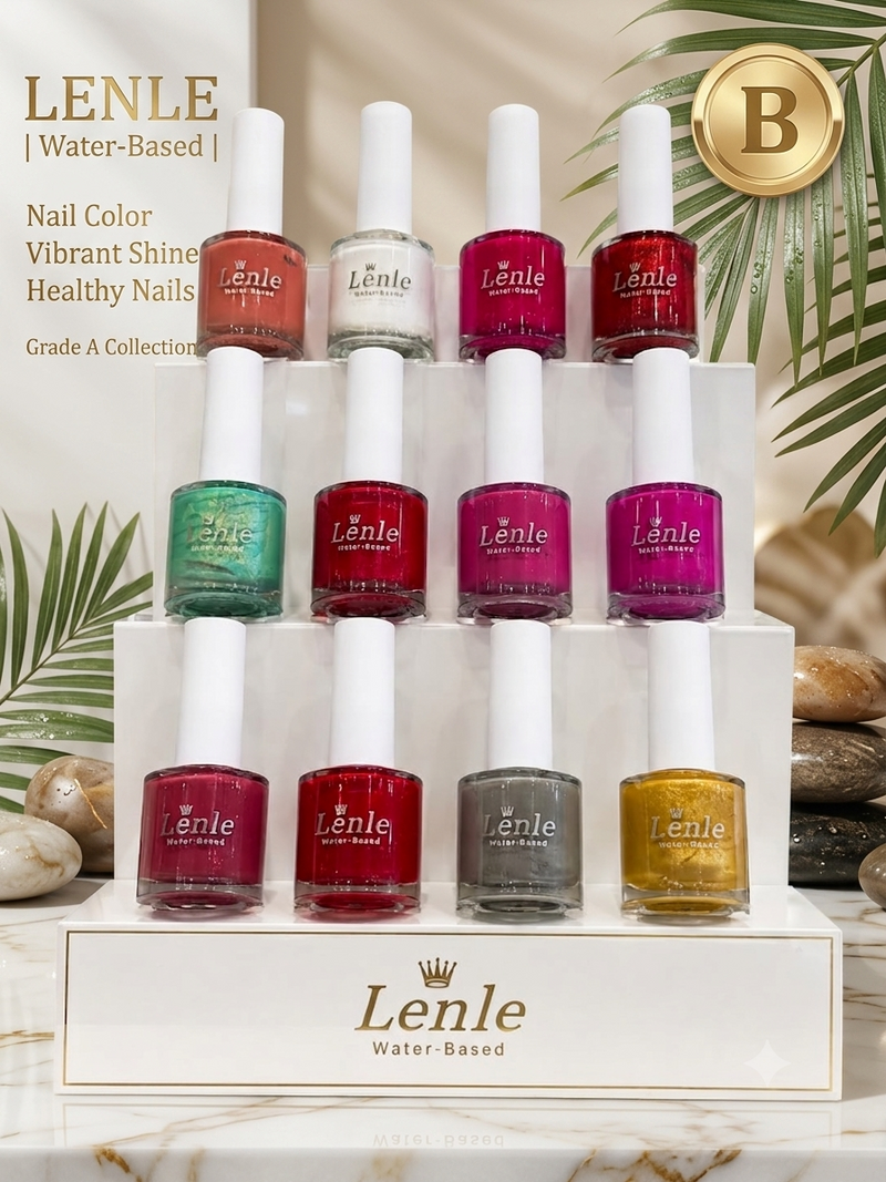 Lenle Water-Based Nail Polish Set of 12