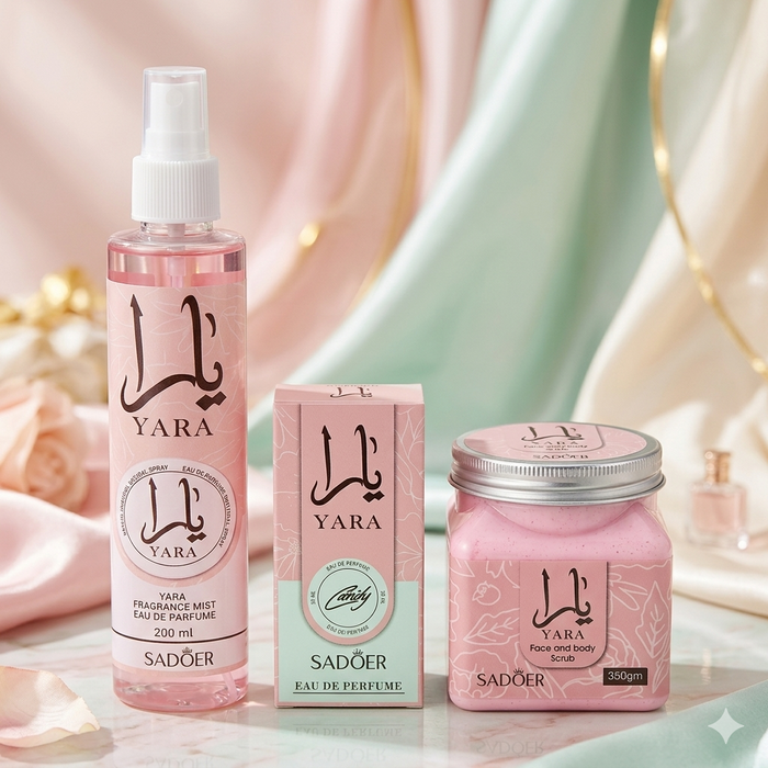 Yara Luxury Body Care & Fragrance Gift Set – 4 Piece Beauty Collection