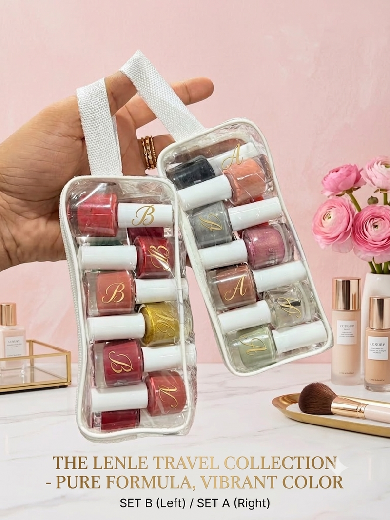 Lenle Water-Based Nail Polish Set of 12