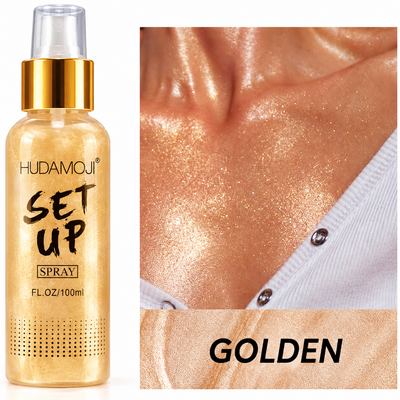 Huda Moji Shimmer Spray, Golden shade