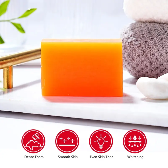 GUANJING Kojic Acid Brightening Soap – For Face & Body 120g