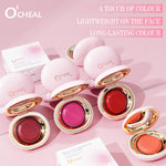 O'CHEAL 2-in-1 Lip & Cheek Cream Blush – Long-Lasting Moisturizing Cream Tint for Lips & Cheeks | Blendable Natural Dewy Finish | Lightweight Makeup (4 Shades)
