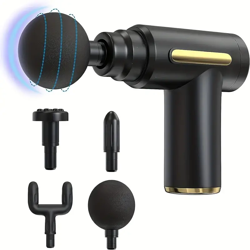 4-in-1 Portable Muscle Massage Gun – Deep Tissue Pain Relief