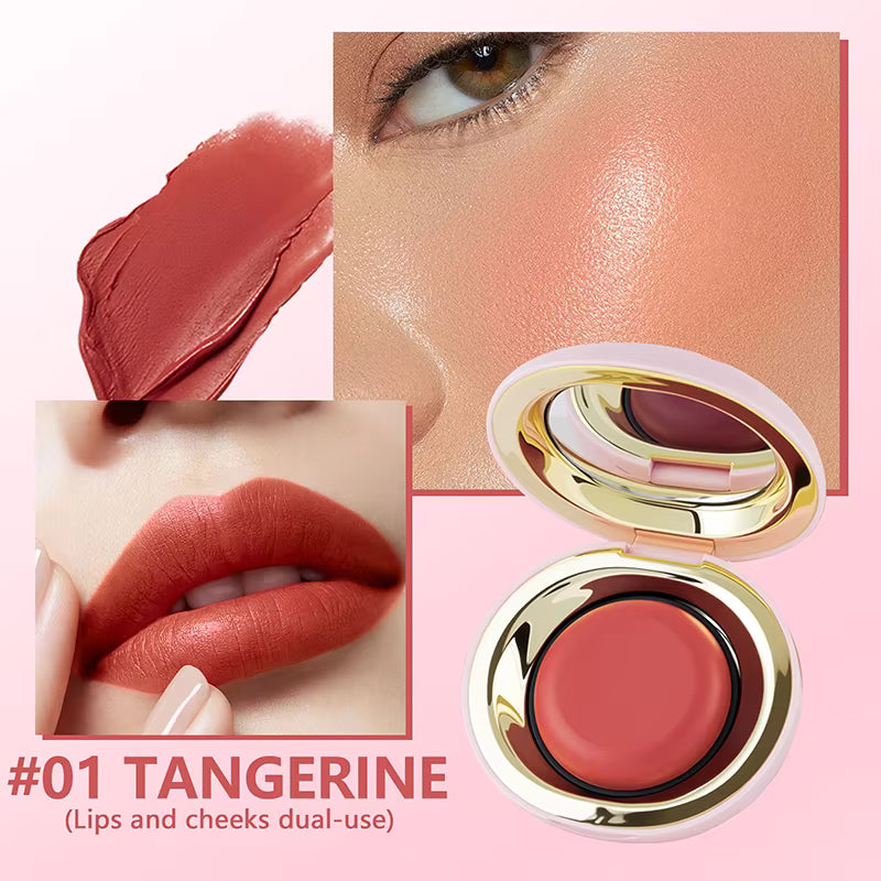 O'CHEAL 2-in-1 Lip & Cheek Cream Blush – Long-Lasting Moisturizing Cream Tint for Lips & Cheeks | Blendable Natural Dewy Finish | Lightweight Makeup (4 Shades)
